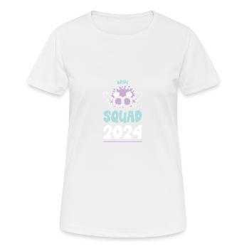 Bride Squad 2024 Team - Frauen T-Shirt atmungsaktiv - Weiß - Vorne - AI Model Female 172 dark (172cm)