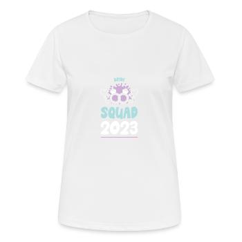 Bride Squad 2023 Team - Frauen T-Shirt atmungsaktiv - Weiß - Vorne - AI Model Female 172 dark (172cm)