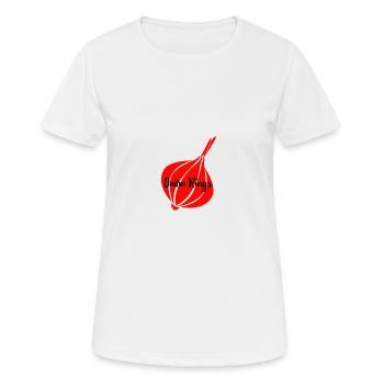 Onion Ring 2 - Frauen T-Shirt atmungsaktiv - Weiß - Vorne - AI Model Female 172 dark (172cm)