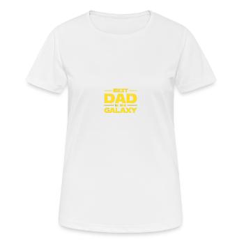 Meilleur papa - T-shirt respirant Femme - blanc - Devant - AI Model Female 172 dark (172cm)