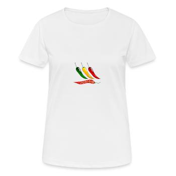 chili - T-shirt respirant Femme - blanc - Devant - AI Model Female 172 dark (172cm)
