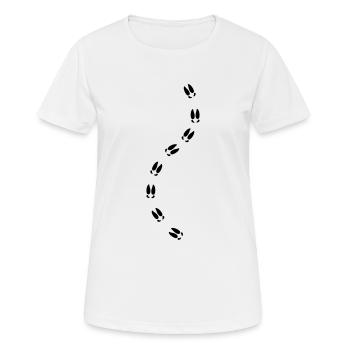 Élan - T-shirt respirant Femme - blanc - Devant - AI Model Female 172 dark (172cm)