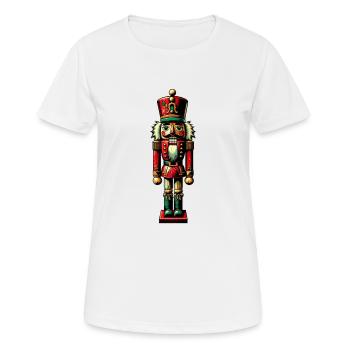 Nutcracker | Typical Traditional Ore Mountains - Women's Breathable T-Shirt - white - Front - AI Model Female 172 dark (172cm)
