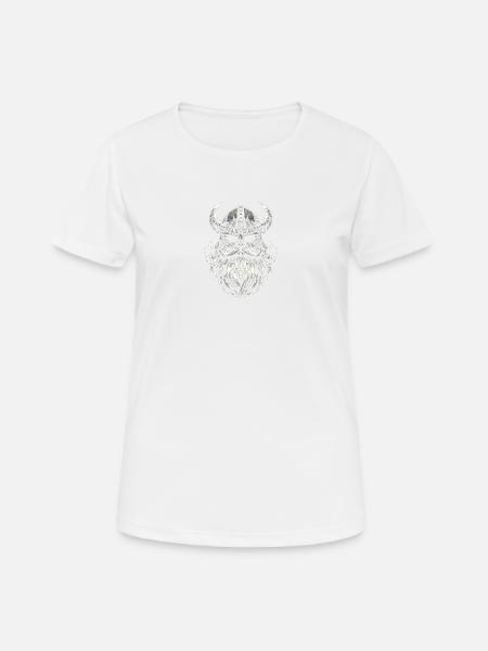 Viking Valor - Women's Breathable T-Shirt - white