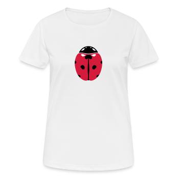 Ladybug - Women's Breathable T-Shirt - white - Front - AI Model Female 172 dark (172cm)