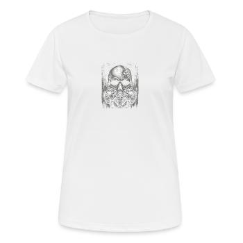 Wächter des Ödlands - Frauen T-Shirt atmungsaktiv - Weiß - Vorne - AI Model Female 172 dark (172cm)