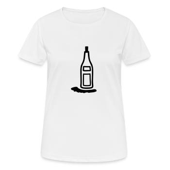 Flasche Korken - Frauen T-Shirt atmungsaktiv - Weiß - Vorne - AI Model Female 172 dark (172cm)