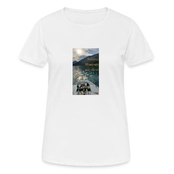 Sunset - Frauen T-Shirt atmungsaktiv - Weiß - Vorne - AI Model Female 172 dark (172cm)