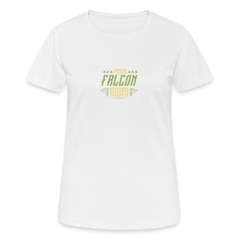 Maman fauconnerie - T-shirt respirant Femme - blanc - Devant - AI Model Female 172 dark (172cm)