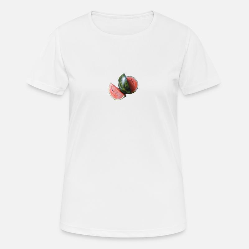 Watermelon - Women's Breathable T-Shirt - white
