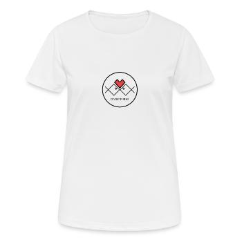 DIE VERLIEBTEN HERINGE - Frauen T-Shirt atmungsaktiv - Weiß - Vorne - AI Model Female 172 dark (172cm)