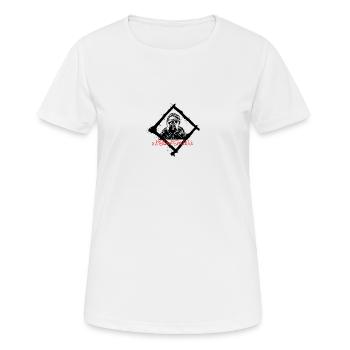 Black - Frauen T-Shirt atmungsaktiv - Weiß - Vorne - AI Model Female 172 dark (172cm)