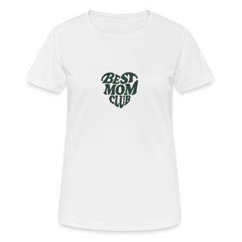 056D98D2 5C1F 4303 BF01 9FE9D3C97C18 - Frauen T-Shirt atmungsaktiv - Weiß - Vorne - AI Model Female 172 dark (172cm)