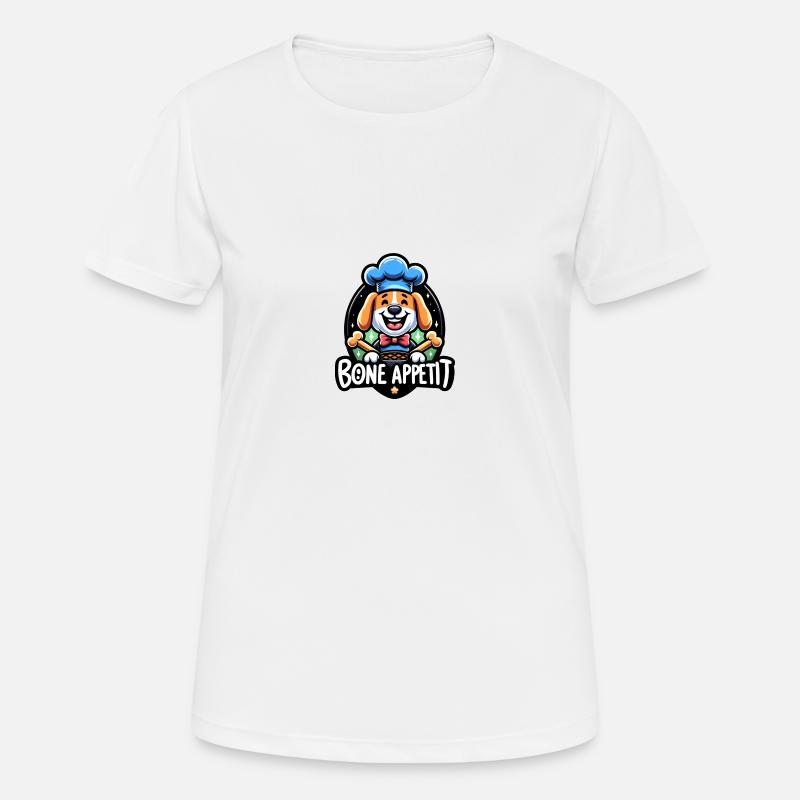 Bone Appetite - Women's Breathable T-Shirt - white