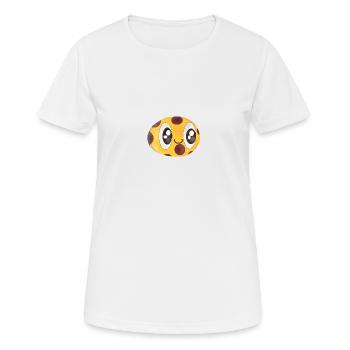 Der kleine Keks - Frauen T-Shirt atmungsaktiv - Weiß - Vorne - AI Model Female 172 dark (172cm)