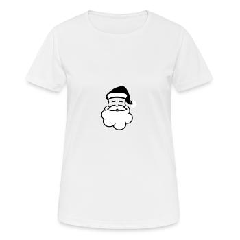santa_claus_2 - T-shirt respirant Femme - blanc - Devant - AI Model Female 172 dark (172cm)