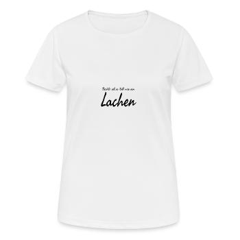 nichts ist so toll wie ein lachen - Frauen T-Shirt atmungsaktiv - Weiß - Vorne - AI Model Female 172 dark (172cm)
