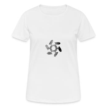 ART. GEEK. VINTAGE. GRAPHIQUE. MANGA. ASIE - T-shirt respirant Femme - blanc - Devant - AI Model Female 172 dark (172cm)