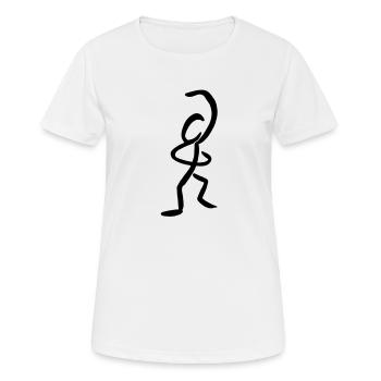 Dancers - Women's Breathable T-Shirt - white - Front - AI Model Female 172 dark (172cm)