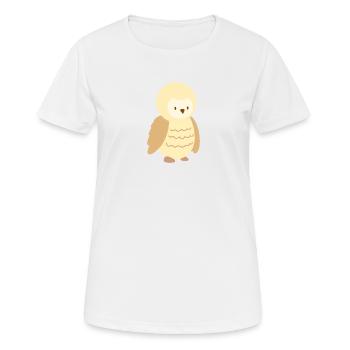 little beige owl - Women's Breathable T-Shirt - white - Front - AI Model Female 172 dark (172cm)