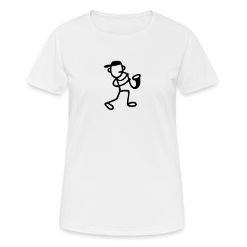 Saxophonist - Saxophon - Frauen T-Shirt atmungsaktiv - Weiß - Vorne - AI Model Female 172 dark (172cm)