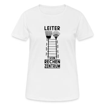 LEITER VOM RECHENZENTRUM GARTEN - Frauen T-Shirt atmungsaktiv - Weiß - Vorne - AI Model Female 172 dark (172cm)