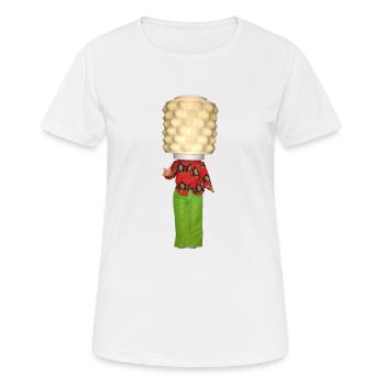 Massage Puppe - Frauen T-Shirt atmungsaktiv - Weiß - Vorne - AI Model Female 172 dark (172cm)