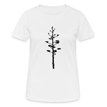 cactus cactus cactus cactus Mexique Mexique1 - T-shirt respirant Femme - blanc - Devant - AI Model Female 172 dark (172cm)