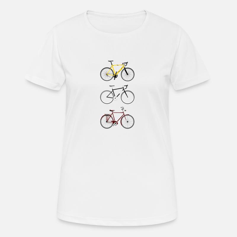 Bicycles - Women's Breathable T-Shirt - white