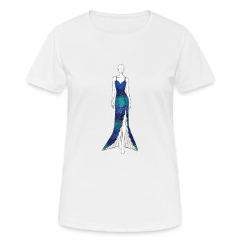 79922D66 14BB 4829 9E97 69B55CF8584C - Frauen T-Shirt atmungsaktiv - Weiß - Vorne - AI Model Female 172 dark (172cm)