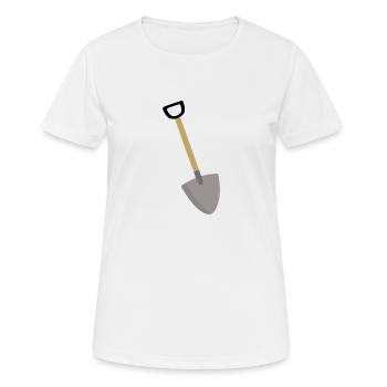 Pelle - T-shirt respirant Femme - blanc - Devant - AI Model Female 172 dark (172cm)