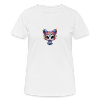Créature mystique mignonne - T-shirt respirant Femme - blanc - Devant - AI Model Female 172 dark (172cm)