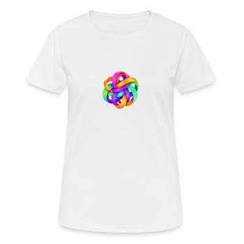 Kunst - Frauen T-Shirt atmungsaktiv - Weiß - Vorne - AI Model Female 172 dark (172cm)