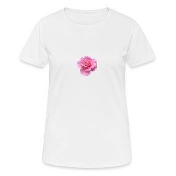 Rose - T-shirt respirant Femme - blanc - Devant - AI Model Female 172 dark (172cm)