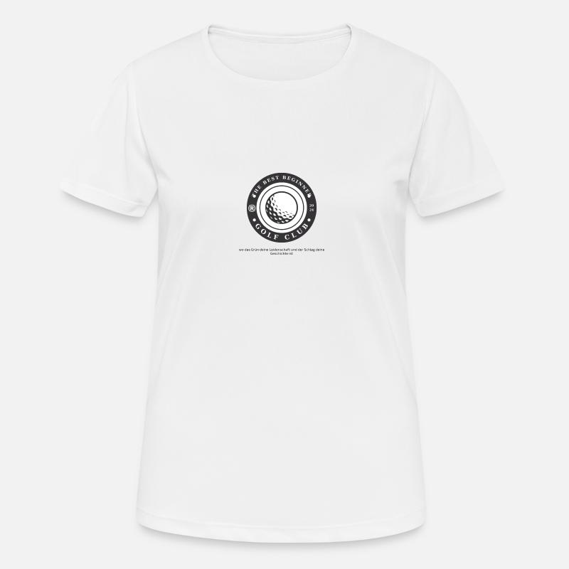 Beginner golf clup - Women's Breathable T-Shirt - white