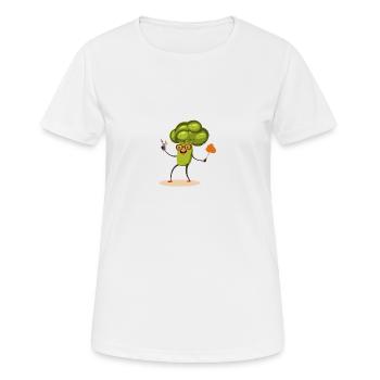 brocoli - T-shirt respirant Femme - blanc - Devant - AI Model Female 172 dark (172cm)