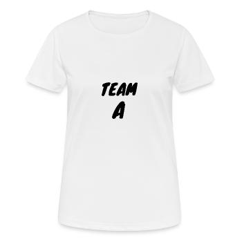 Team Team Team Sports Group Club - Women's Breathable T-Shirt - white - Front - AI Model Female 172 dark (172cm)