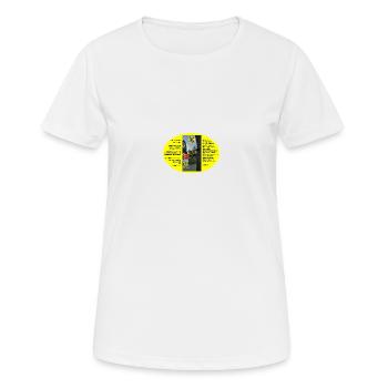 Gebet des Exorzismus - Frauen T-Shirt atmungsaktiv - Weiß - Vorne - AI Model Female 172 dark (172cm)