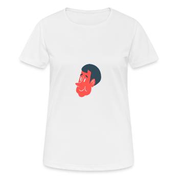 Kingdom - boy's head - Women's Breathable T-Shirt - white - Front - AI Model Female 172 dark (172cm)