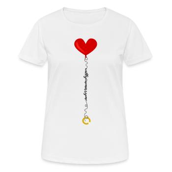cool en mariage en mariage cadeau de mariage - T-shirt respirant Femme - blanc - Devant - AI Model Female 172 dark (172cm)