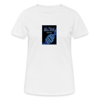 all YOUR wonders DNA - Women's Breathable T-Shirt - white - Front - AI Model Female 172 dark (172cm)