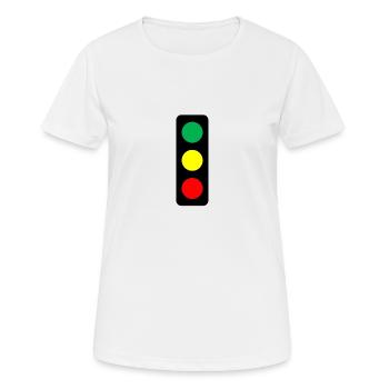 Traffic light - Women's Breathable T-Shirt - white - Front - AI Model Female 172 dark (172cm)