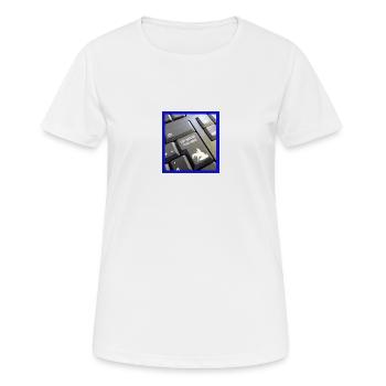 Stop working start riding - Frauen T-Shirt atmungsaktiv - Weiß - Vorne - AI Model Female 172 dark (172cm)