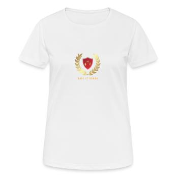 Engel und Dämon - Frauen T-Shirt atmungsaktiv - Weiß - Vorne - AI Model Female 172 dark (172cm)