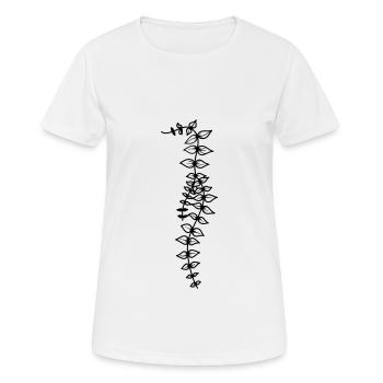 Hanging plant 2 - Frauen T-Shirt atmungsaktiv - Weiß - Vorne - AI Model Female 172 dark (172cm)