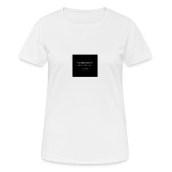 COMMENTAIRE - T-shirt respirant Femme - blanc - Devant - AI Model Female 172 dark (172cm)