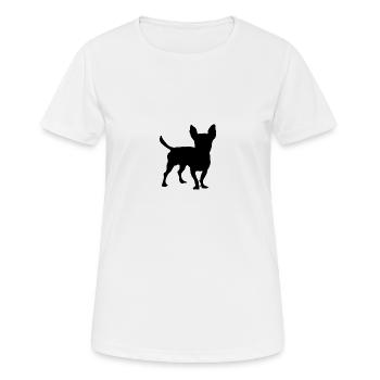 Chihuahua - Women's Breathable T-Shirt - white - Front - AI Model Female 172 dark (172cm)