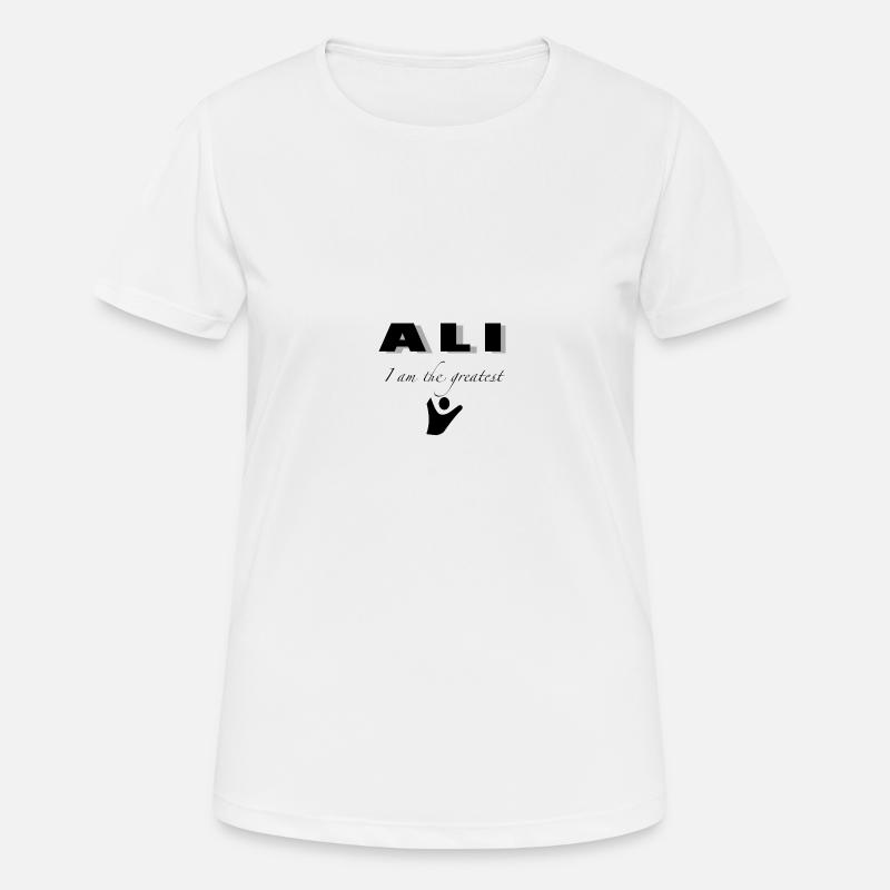 Muhammad ali - Women's Breathable T-Shirt - white