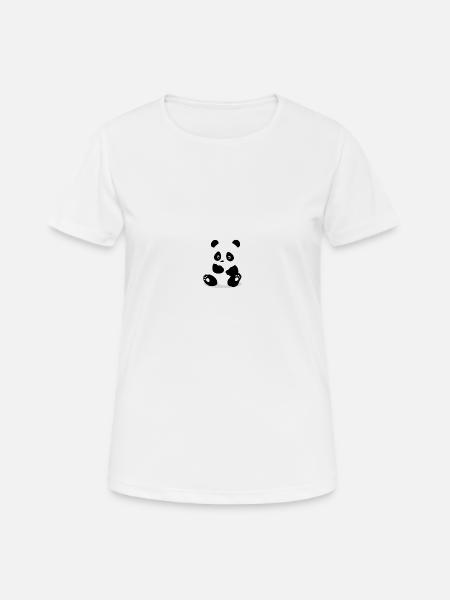 Panda - Women's Breathable T-Shirt - white