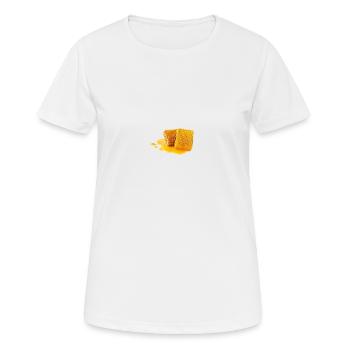 rayon de miel - T-shirt respirant Femme - blanc - Devant - AI Model Female 172 dark (172cm)